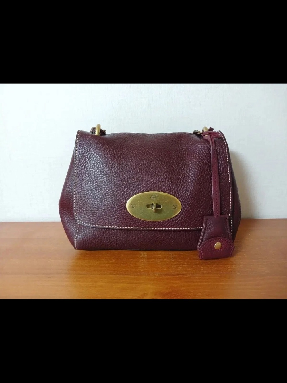 Mulberry Small Leather Shoulder Bag - Wine